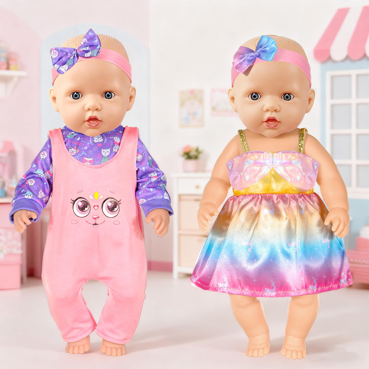 iBayda easy-on, easy-off design speeds dressing during playtime.