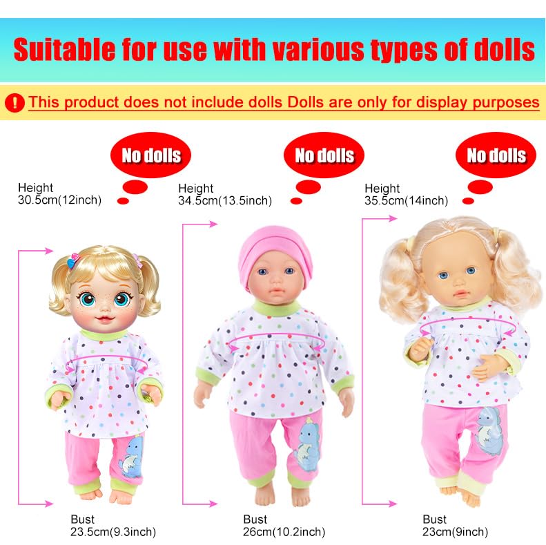 iBayda doll clothes offer easy-to-dress designs for quick play