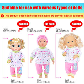 iBayda doll clothes offer easy-to-dress designs for quick play