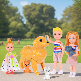 iBayda pets and doghouse set adds cozy pet care stories