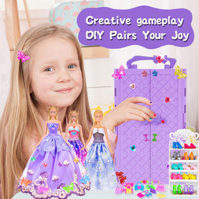 iBayda hangers, crowns, and necklaces organize dress-up essentials