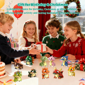 IBLOTIME creative gift packaging with dinosaur figures