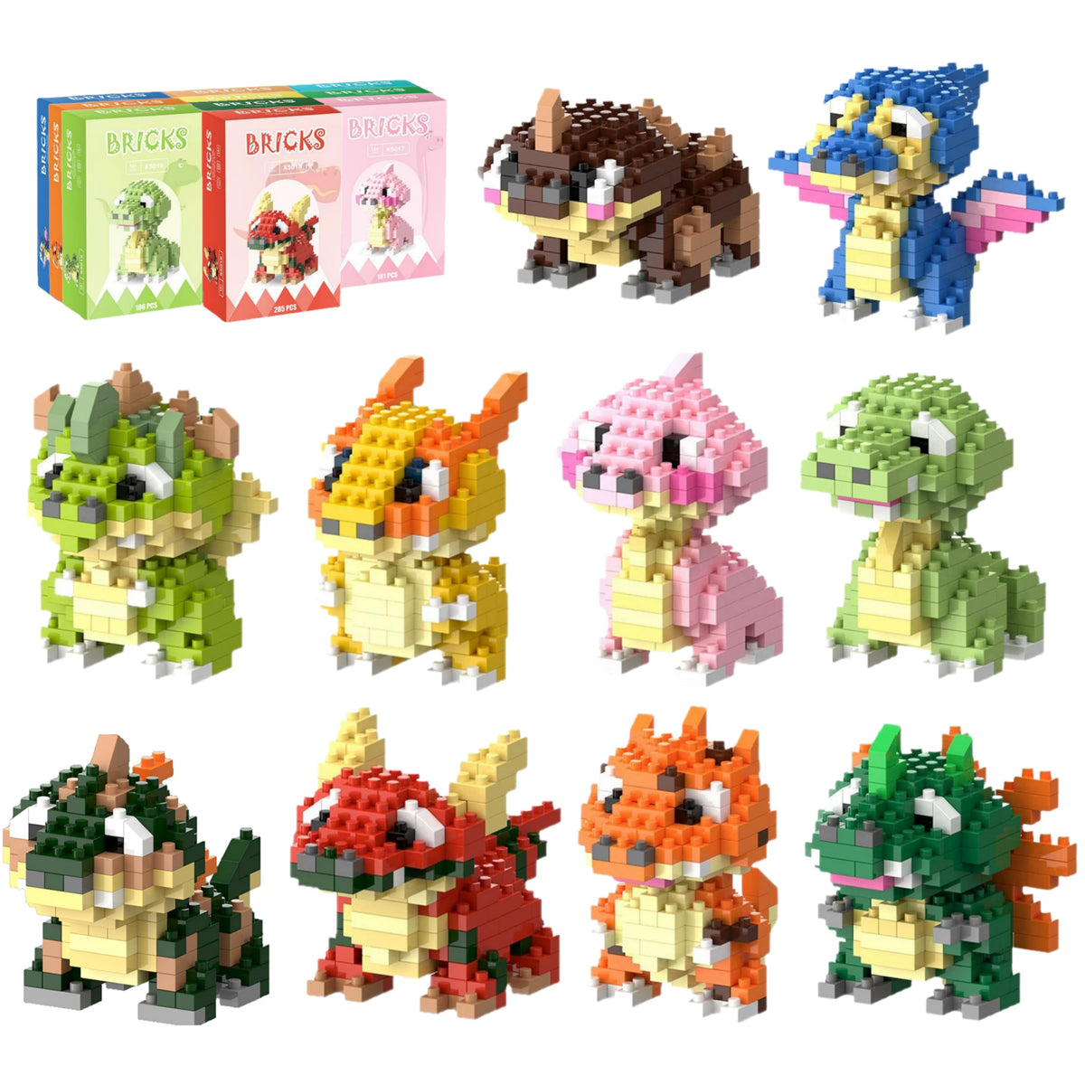 IBLOTIME dinosaur mini figures for party decor and learning