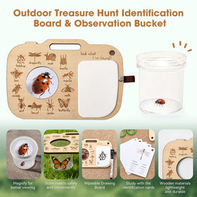 ibwaae Bug Catcher Kit observation board for tracking findings during nature explorations.