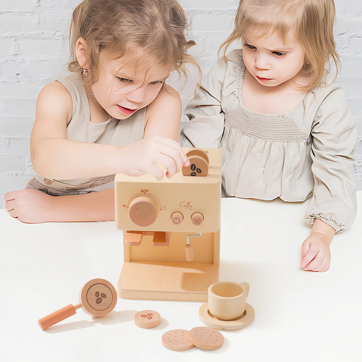 ibwaae play kitchen storage helps tidy after pretend coffee sessions
