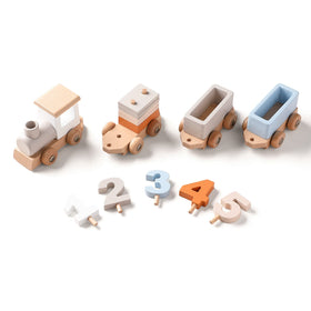 ibwaae train set wagons designed for little hands and easy rolling.