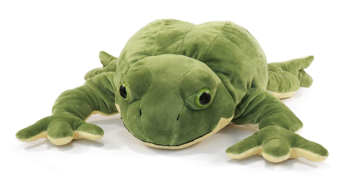 Ice King Bear frog plush, hand-wash care helps maintain softness.