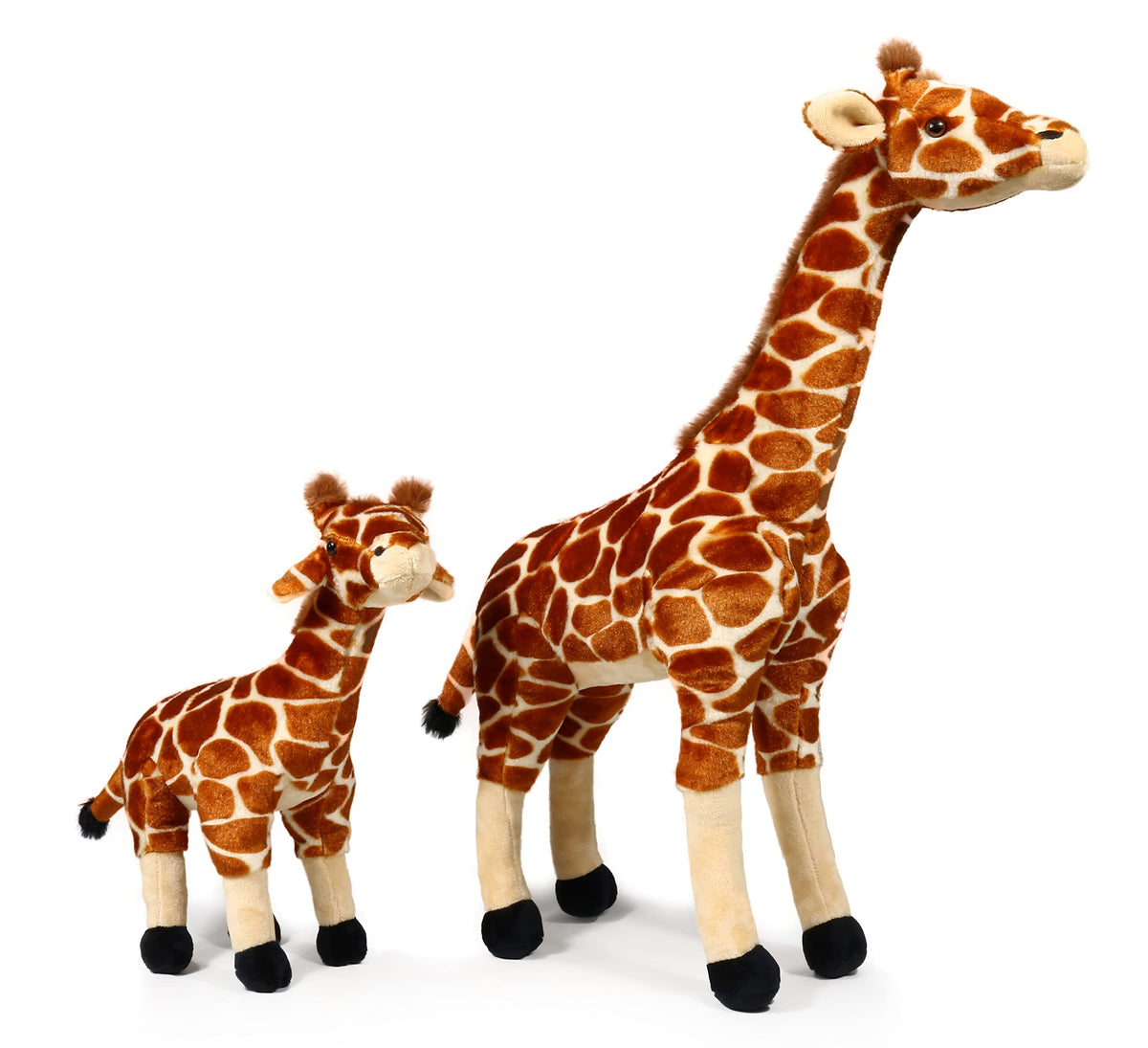 Ice King Bear giraffe mom plush, 18 inch size for display and hugs.