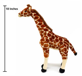 Ice King Bear giraffe close-up shows soft short plush texture