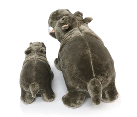 Ice King Bear hippo mom and baby duo, ideal for imaginative play and storytelling.