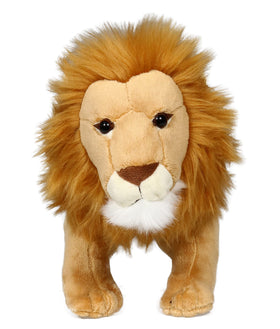 Ice King Bear Lion plush toy face detail highlights expressive eyes for comforting companions.
