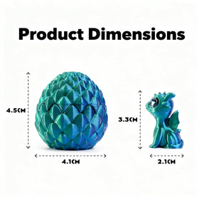 Iceacrin gradient dragon inside egg highlighting color transition and visual appeal