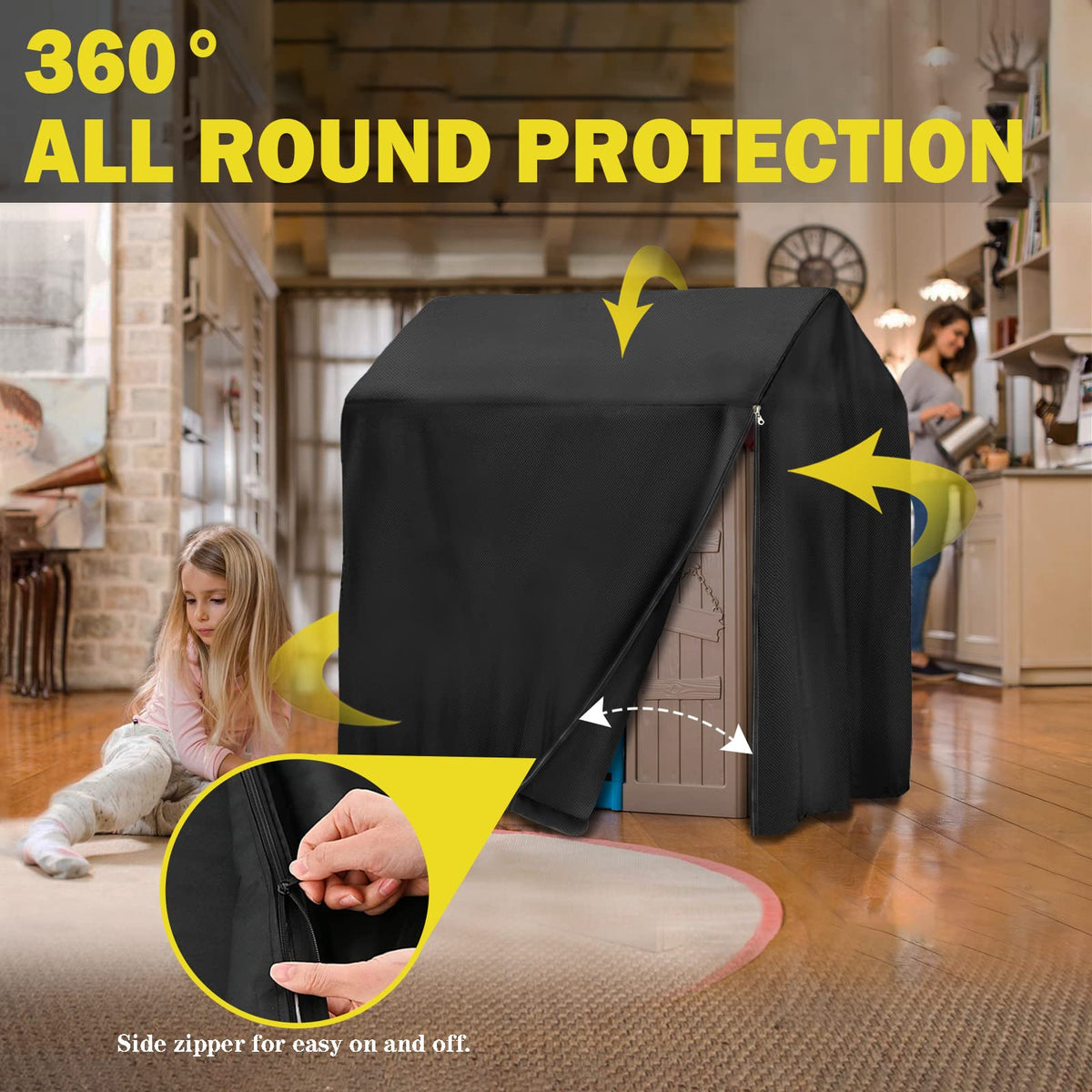 Iceberg Elf cover is easy to clean and folds flat for storage