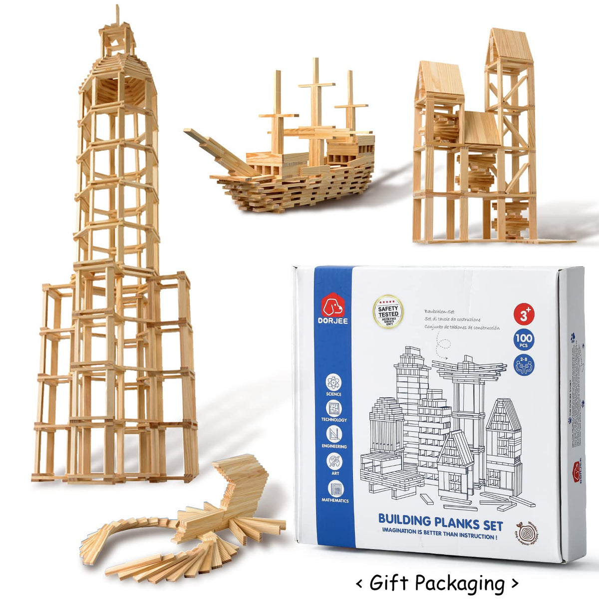 ICEKO KN toddler gift blocks ideal for ages 3 to 8