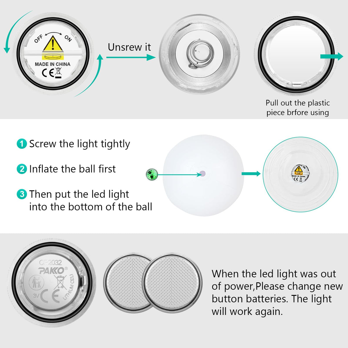 Icnice inflatable ball seals to prevent leakage for days of use.