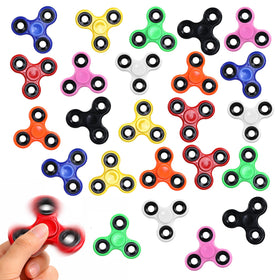 Iconikal 24-pack fidget spinners in random color offer engaging sensory play.