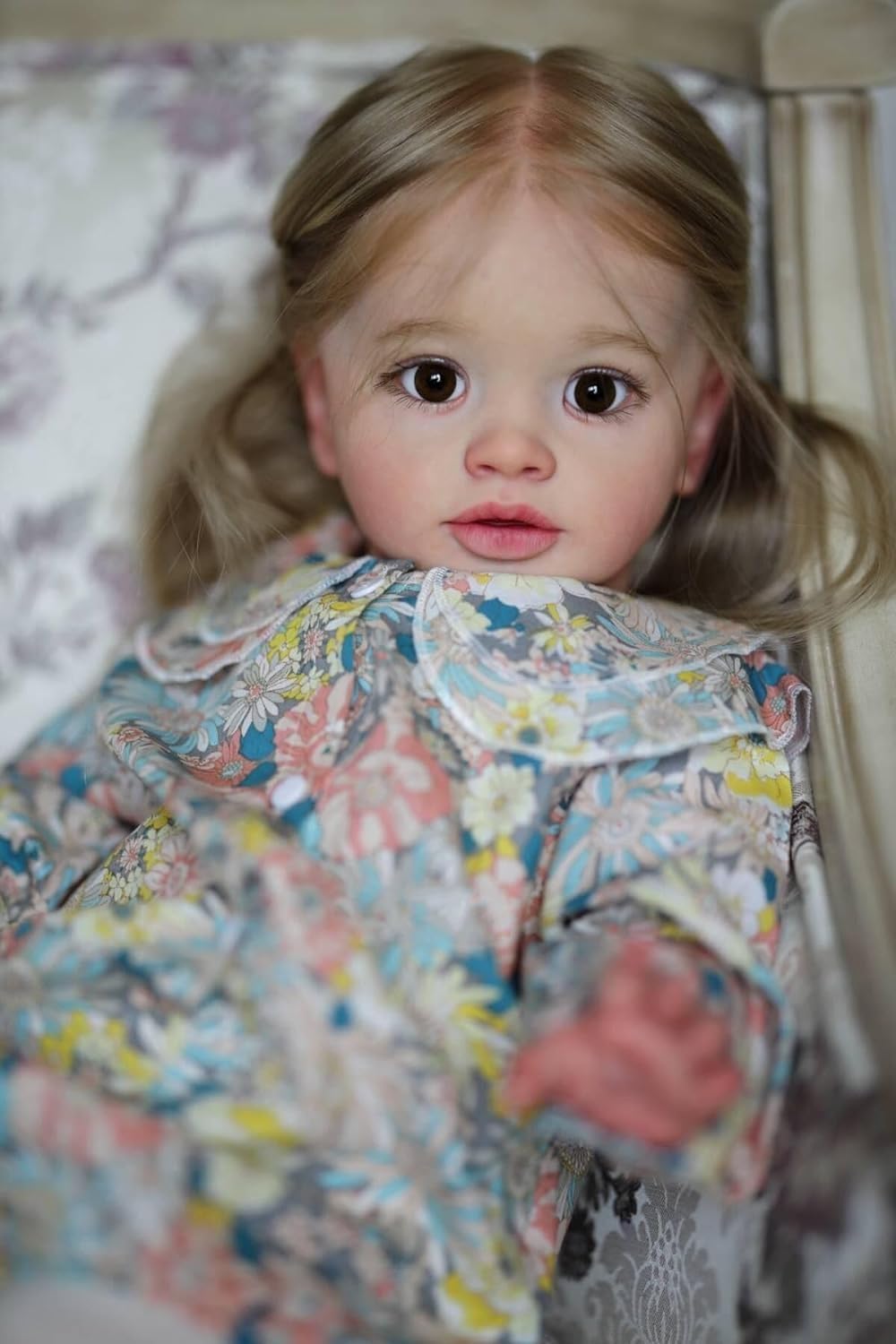 iCradle 26-inch reborn toddler doll in clothes for realistic pretend play