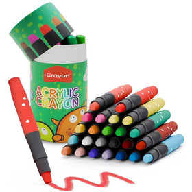 iCrayon twist crayons 24 colors for kids' crafts and school projects
