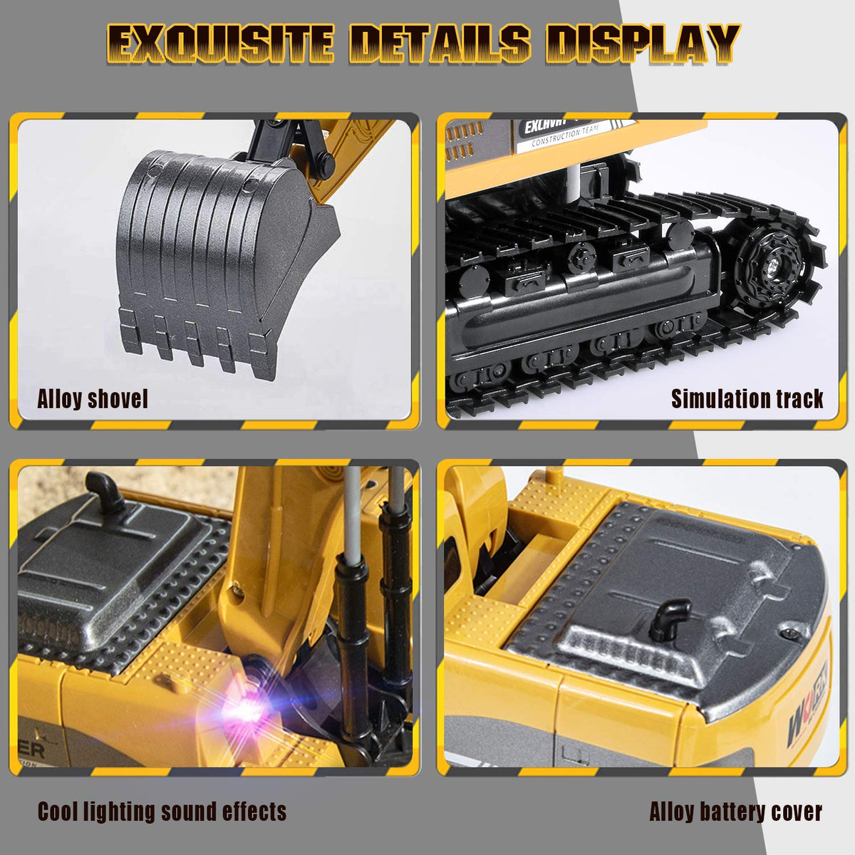 ID Gerilla RC excavator gift-ready packaging makes a great present.