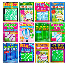 Idea Liftoff digest 5x8 puzzles, ideal for on-the-go brain training.