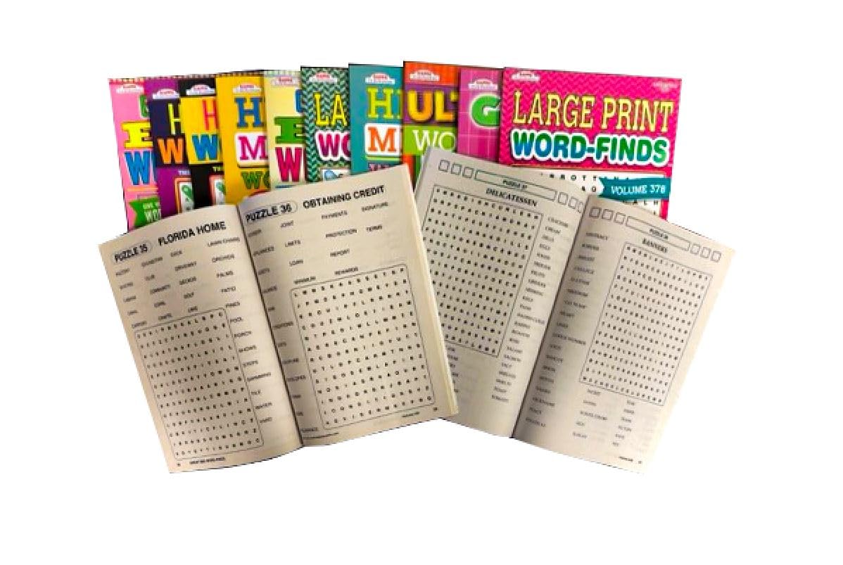 Idea Liftoff digest word-find 5x8, portable puzzle fun during commutes.