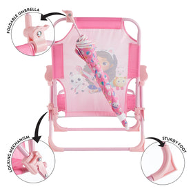  Gabby’s Dollhouse chair fully open with dimensions suitable for children