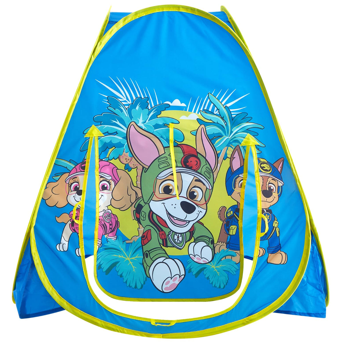 Idea Nuova Paw Patrol tent with Skye, Rocky, Chase for imaginative play in a cozy corner