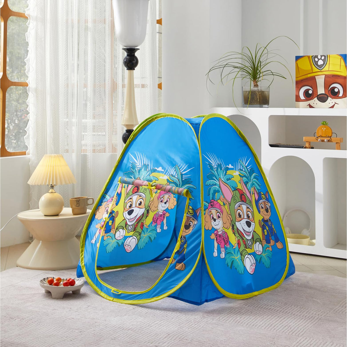 Idea Nuova Paw Patrol tent lightweight portable design for travel and storage