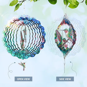 IDEA SHOW multi-purpose wind spinner suits homes, shops, and events with vibrant energy