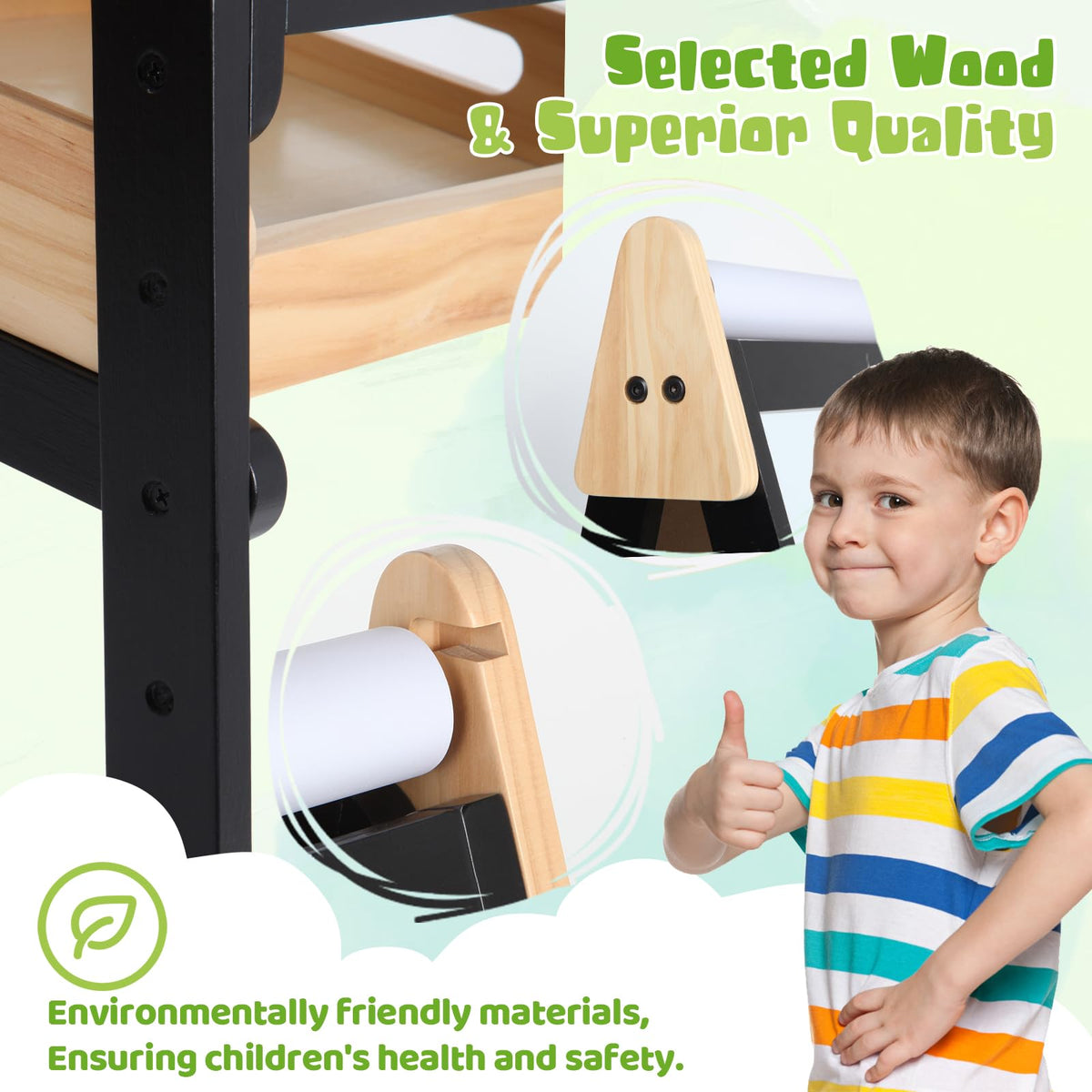 IDEA FAMILY gift ready 3-in-1 easel for budding artists