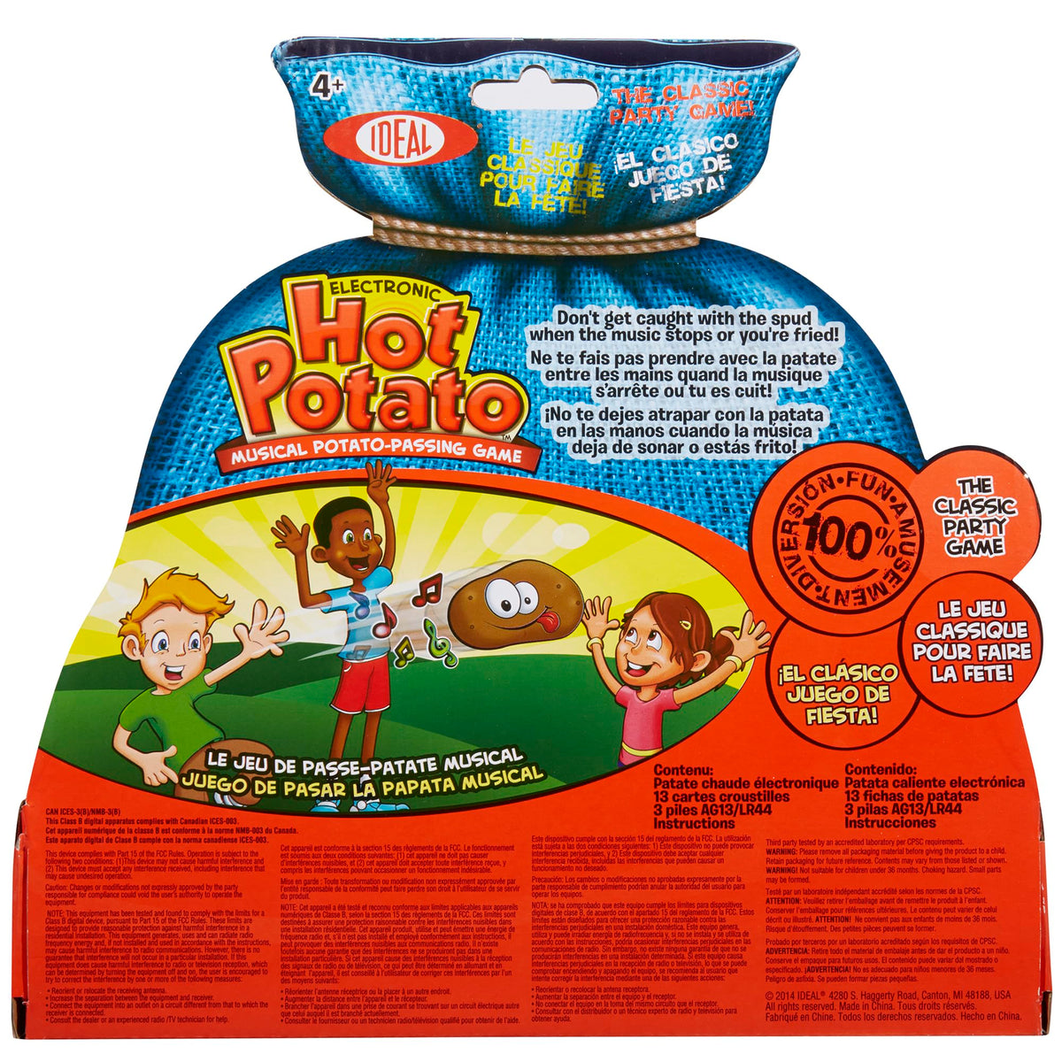 IDEAL Alex electronic hot potato hands-passing shows social play and fast-paced laughter.
