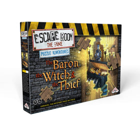 Identity Games Baron Witch Thief box front inviting group play and curiosity.