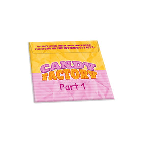 Identity Games Candy Factory adventure setup for family puzzle fun