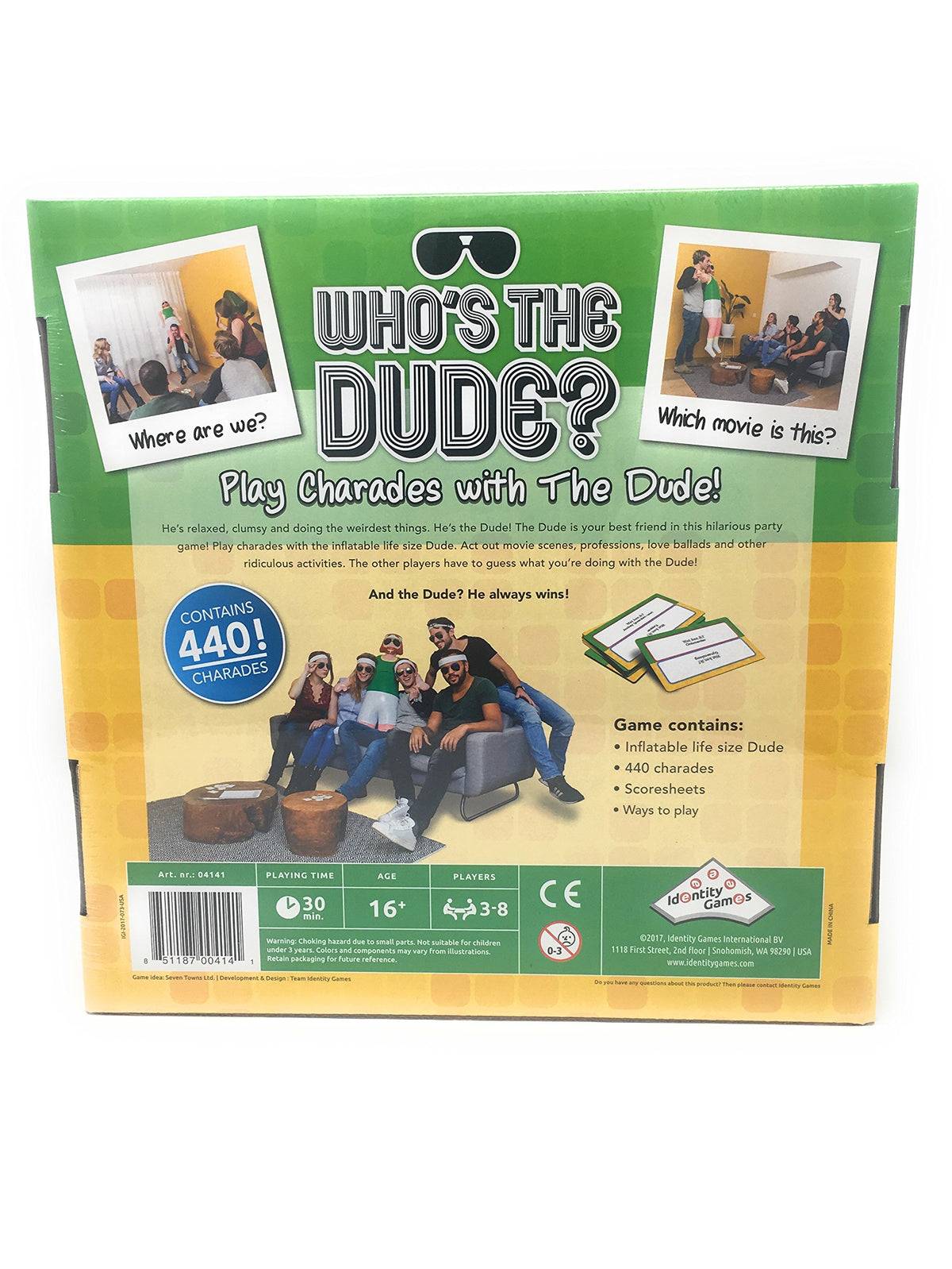 Identity Games' Dude app timer supports fast-paced rounds and quick setup.
