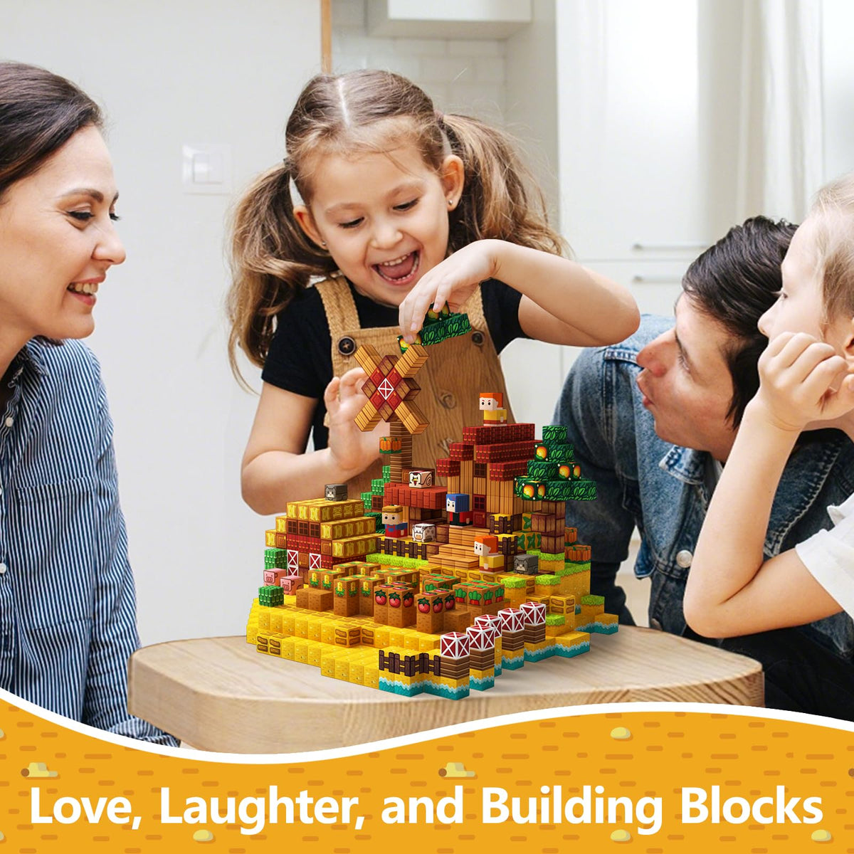 idoot farm-themed blocks showing crops for hands-on STEM exploration and pattern building.