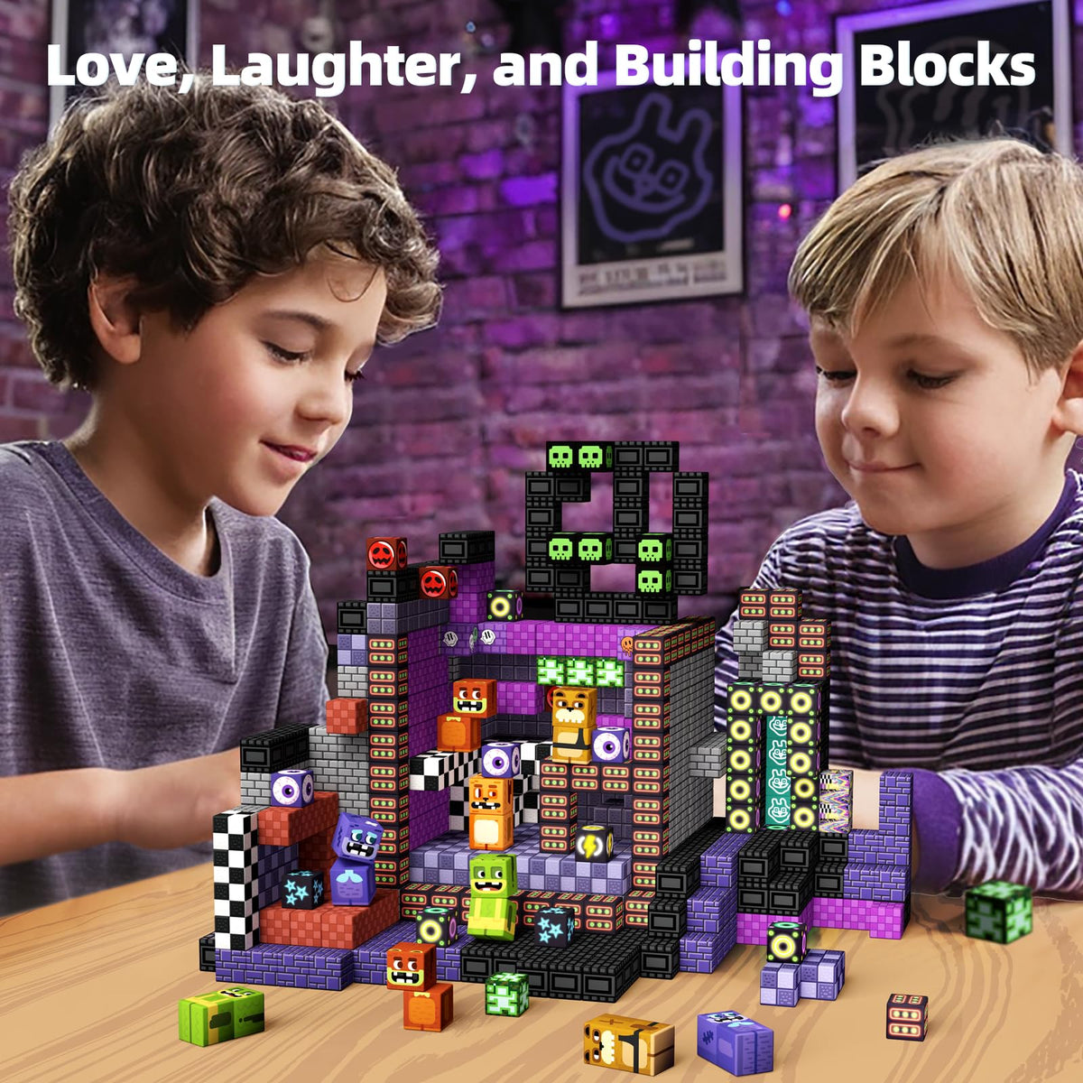 idoot Monster Bear magnetic blocks durable-plastic built for rough-and-tumble use.