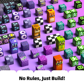 idoot Monster Bear magnetic blocks storytelling-play demonstrates language-building play.