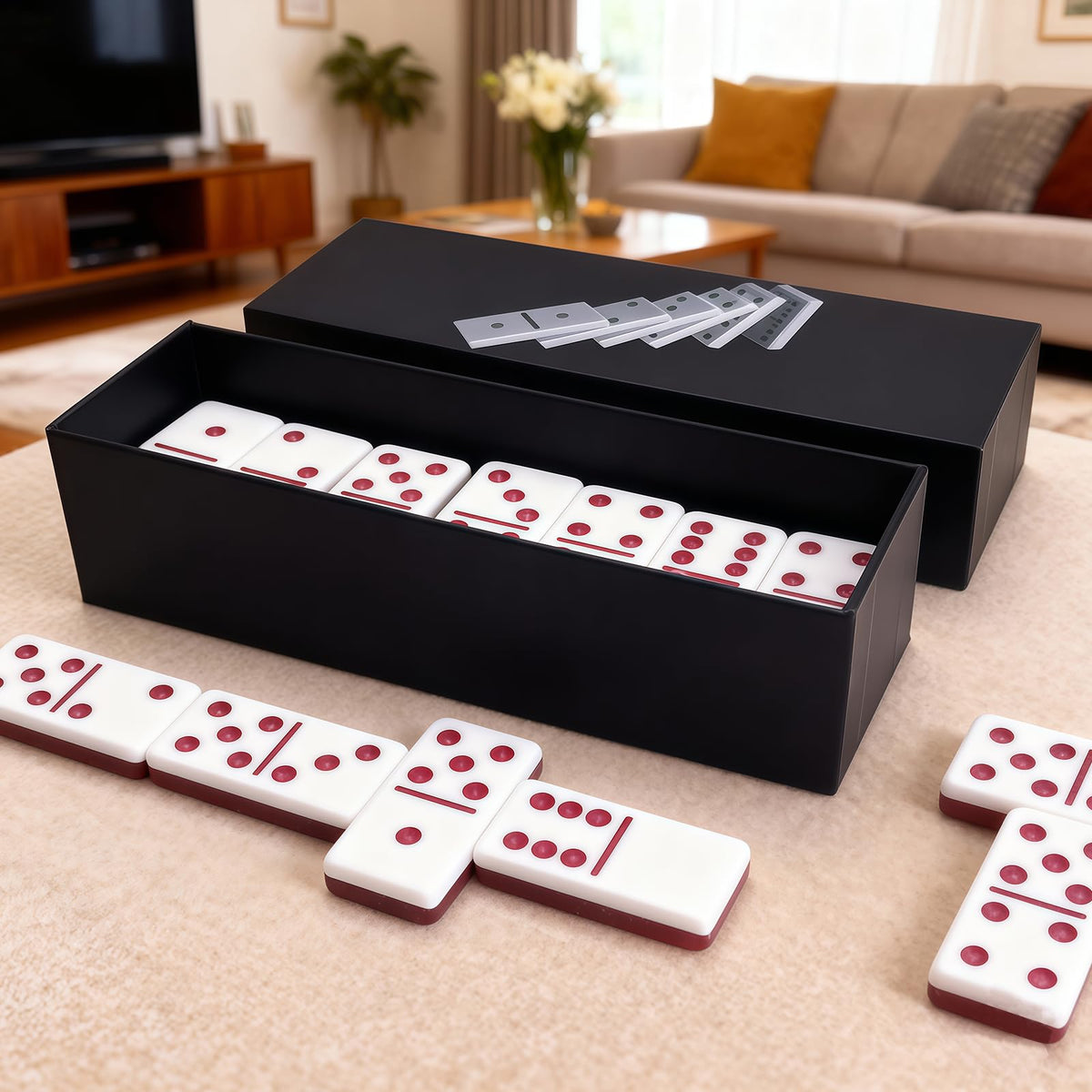 IDTQ dominoes set ideal for family and friends game night.