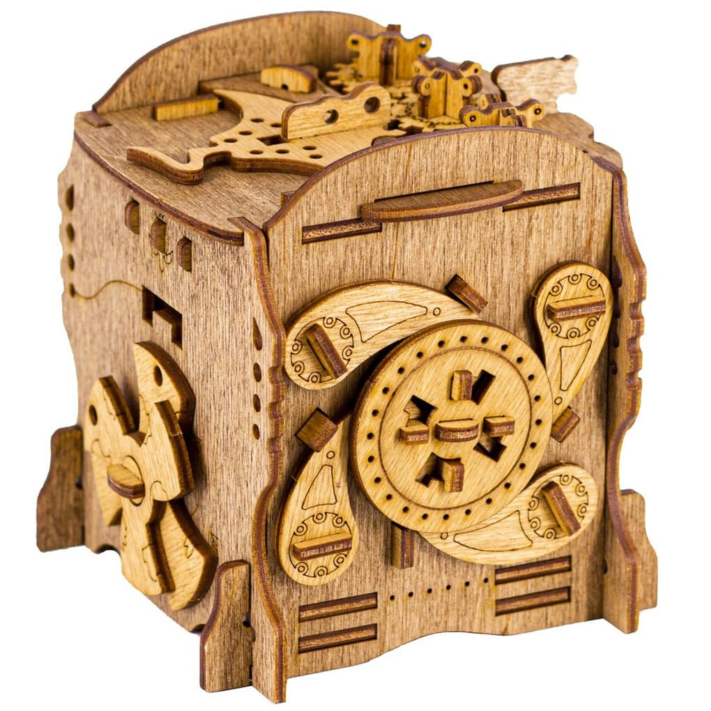 iDventure Cluebox Captain Nemo Nautilus puzzle box, closed and ready for a mind-bending challenge.