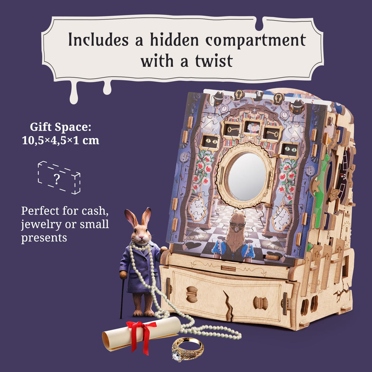 Idventure Cluepuzzle after-completion decor doubles as a stylish display.