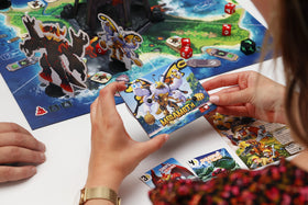 IELLO King of Monster Island card buying adds options to customize each run.