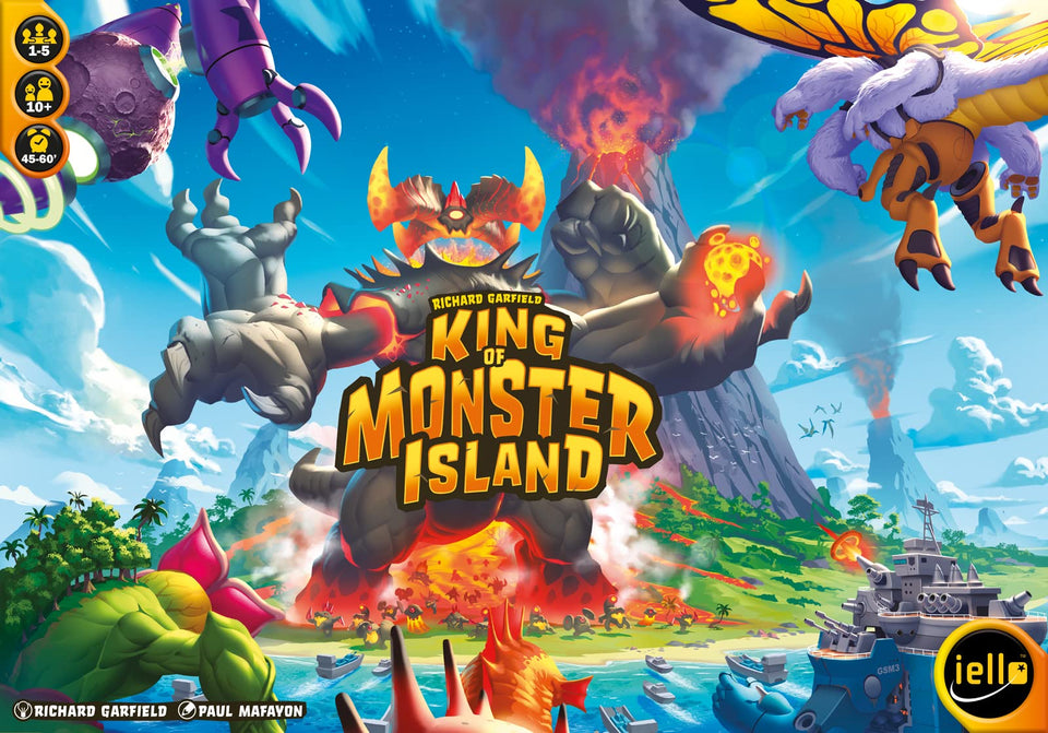 IELLO King of Monster Island dice action boosts strategic combat and teamwork.