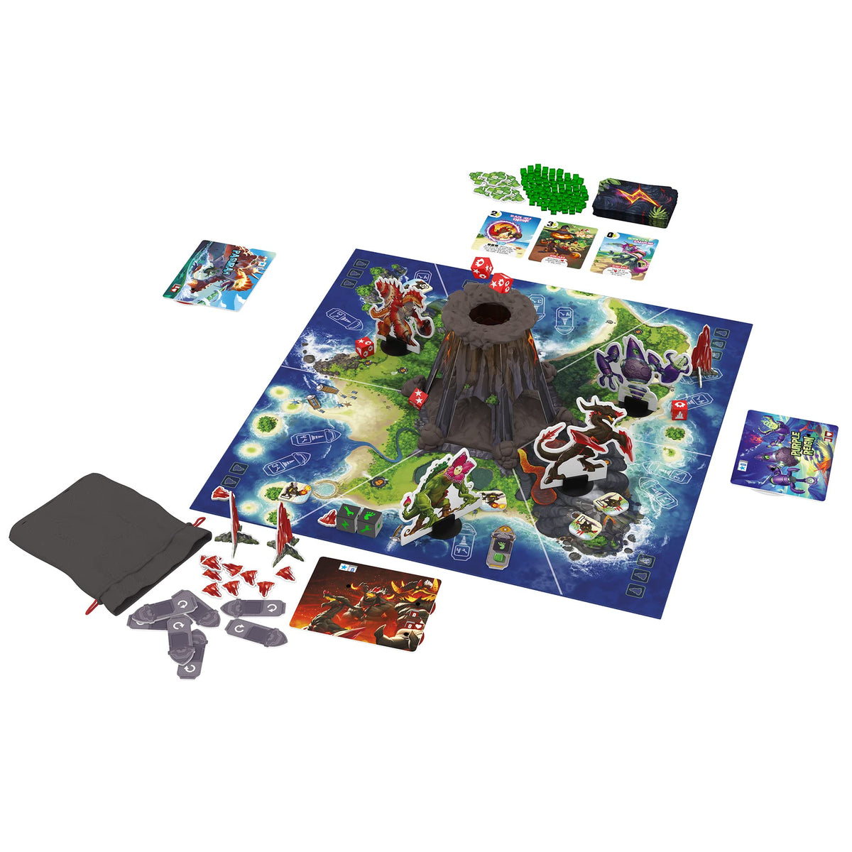IELLO King of Monster Island island map highlights dynamic exploration and tactical positioning.