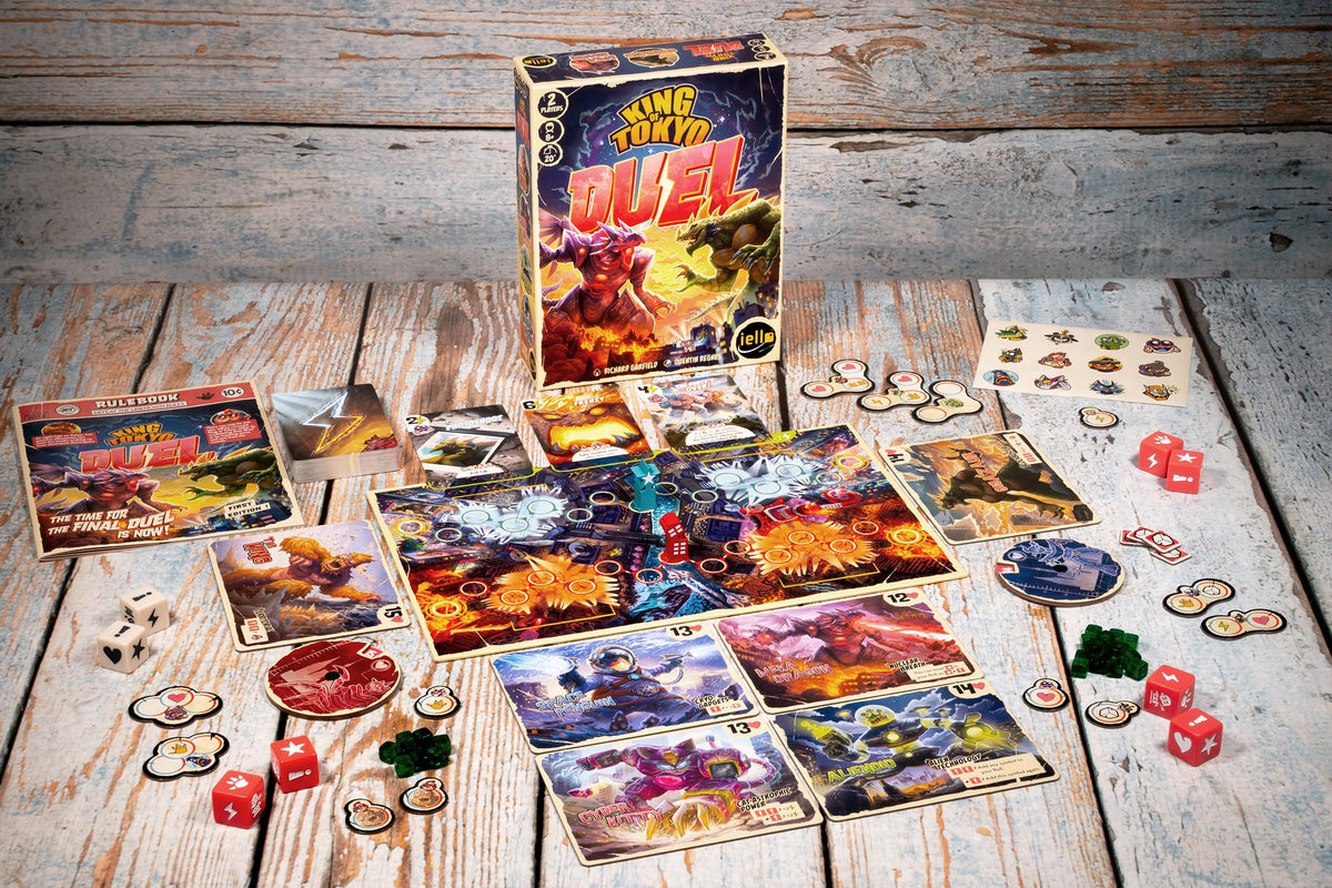 IELLO King of Tokyo: Duel power cards boosting options in every match.