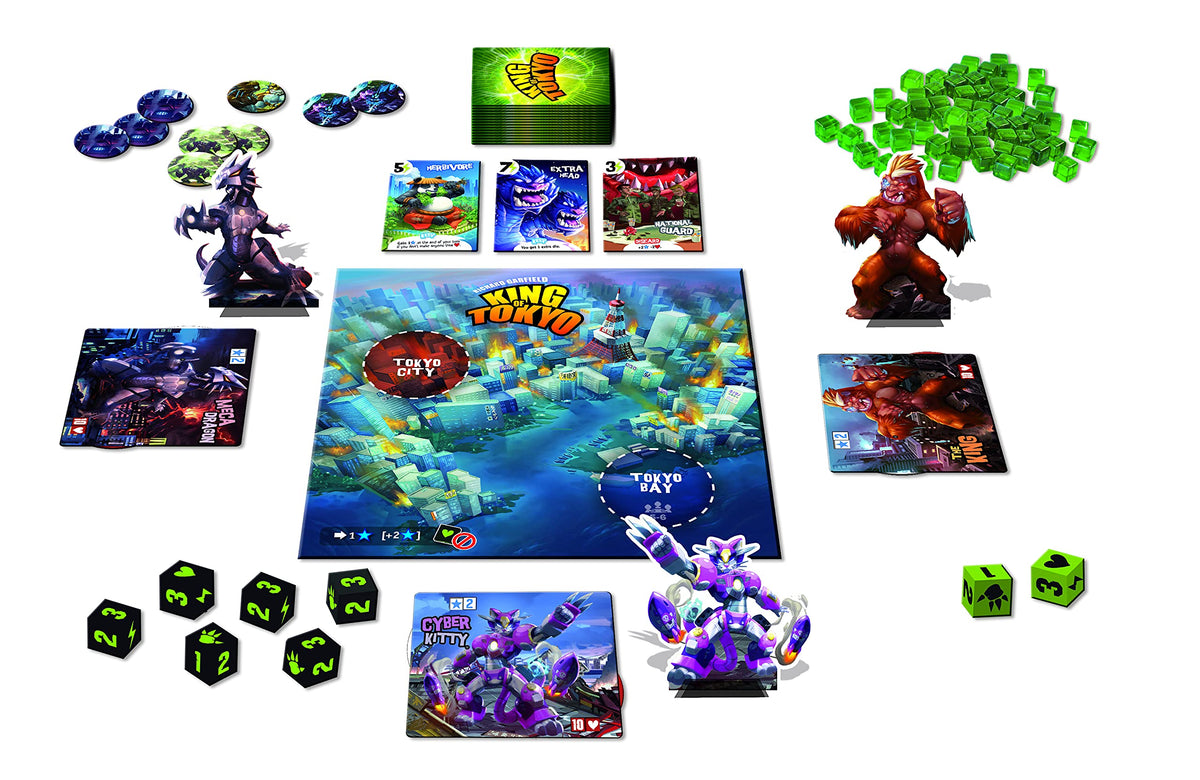 IELLO King of Tokyo new edition card deck streamlines rules and tactics