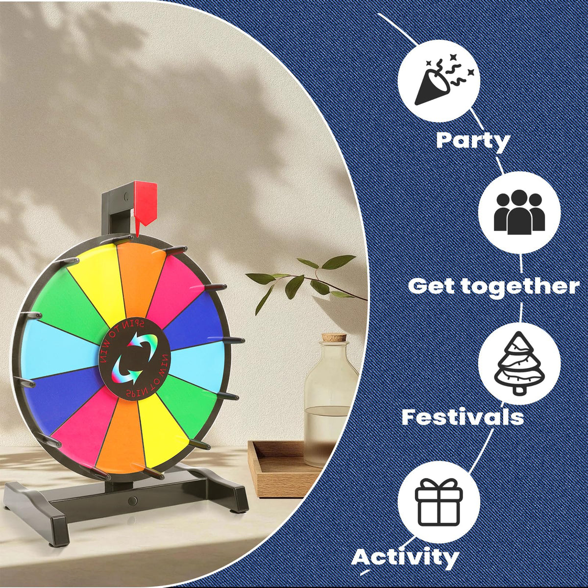 iElyiEsy anti-slip base keeps the wheel steady during use