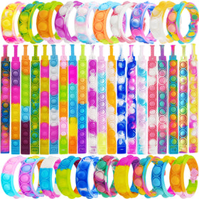 IERKEIE pop bracelet bubble wristbands provide tactile fun and party-friendly stress relief.