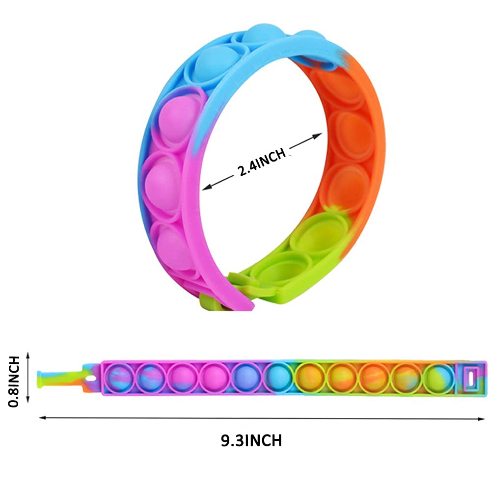 IERKEIE pop bracelet wristband colorful collection highlighting soft silicone and safe design