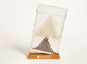 IFA Galton Board Simple Edition angled view highlights compact desk-friendly size.