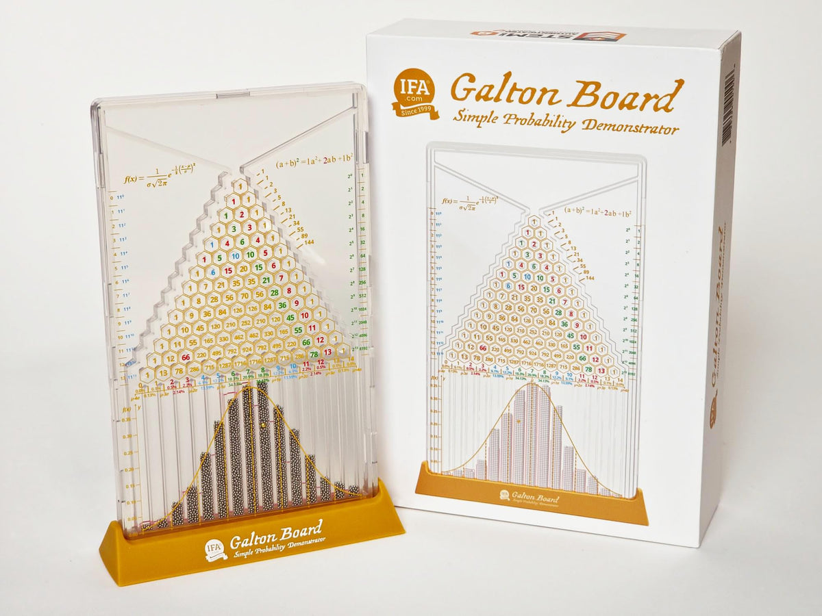 IFA Galton Board Simple Edition front view for classroom probability exploration.